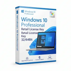 Windows 10 Professional 32/64 Bit Retail License Key