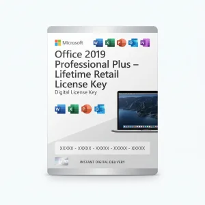 Office 2019 Professional Plus – Lifetime Retail License Key